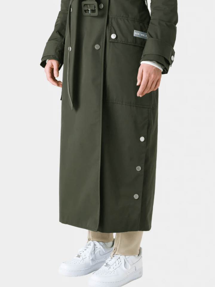 W`s Andrea Coat 34 SOS Black Snow