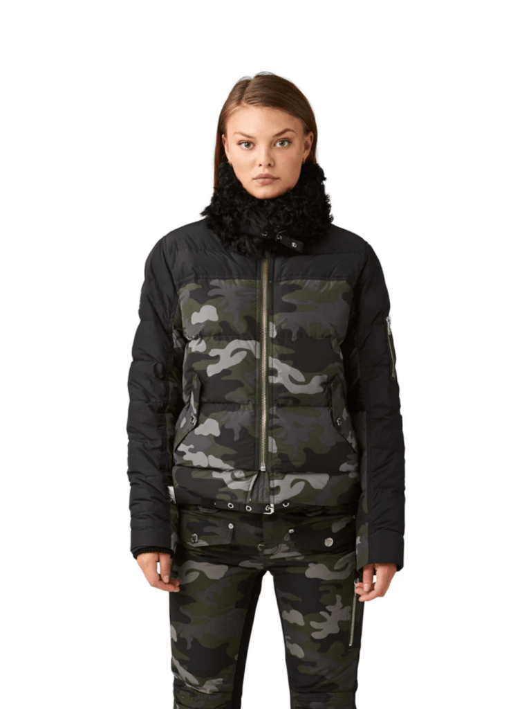 WS Davitta Jacket w. Shearling 34 SOS Black Snow